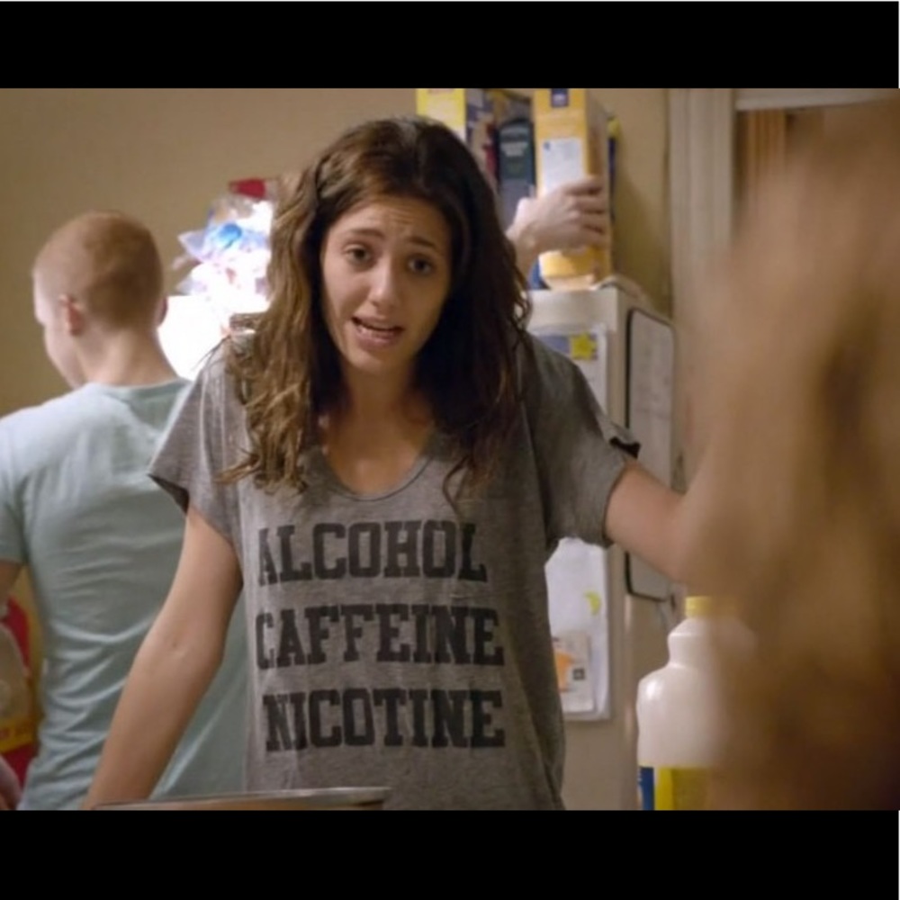 Urban Outfitters “Alcohol Caffeine Nicotine” graphic tee